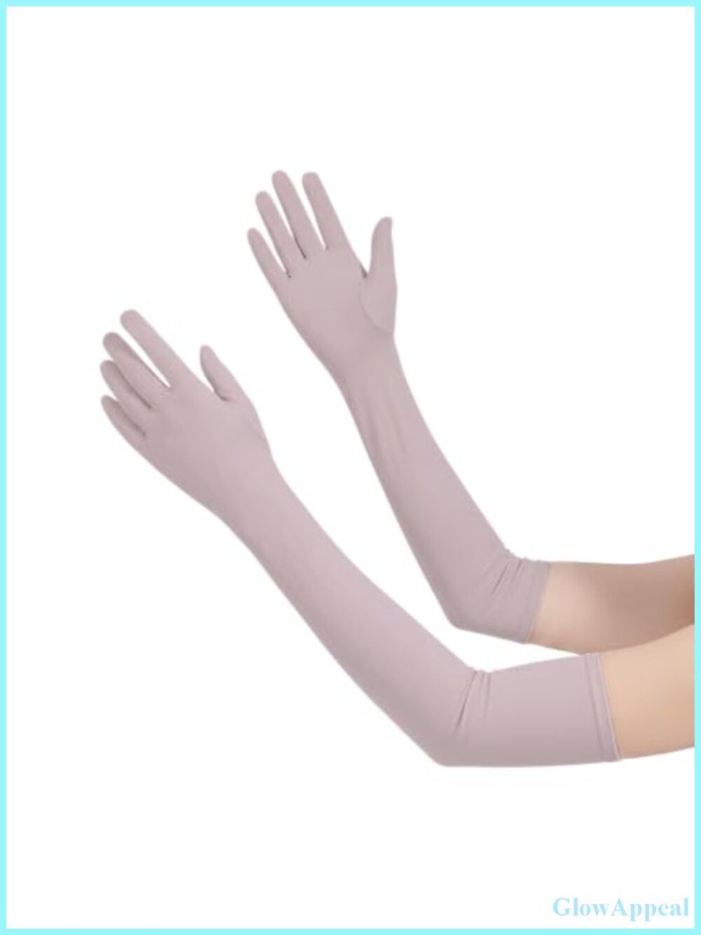 Women's UV Protection Driving Gloves, Full Finger Cotton with Touchscreen 21.6"